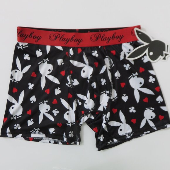 (#103) PLAYBOY Bunny Boxer Brief Underwear Men’s Size - Picture 1 of 7